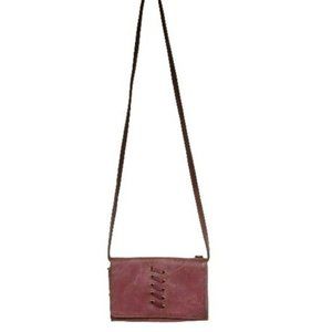 Women's Brownish red Leather Wallet/Purse, Crossbody